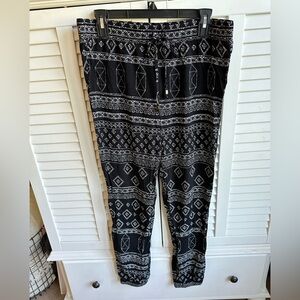 Women's Printed Ankle Cuffed Patterned Pants